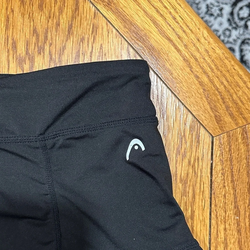 *HEAD* Black Athletic Pleated Tennis Skort Size Medium
